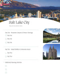 Itinéraire de Salt Lake City